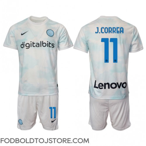 Inter Milan Joaquin Correa #11 Udebanesæt Børn 2022-23 Kortærmet (+ Korte bukser)